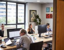 Centro de negocios con coworking Girona CINC Girona. Coworking Flex