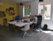 Coworking Barcelona Mesa en estudio compartido