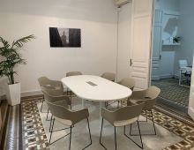 Coworking Barcelona Modern Coworking space desk