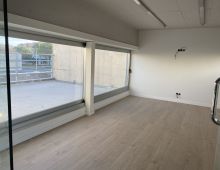 En obra, sala de reuniones en planta primera y terraza superior  - Srta. Rottenmeier  Oficina compartida Murcia Srta. Rottenmeier