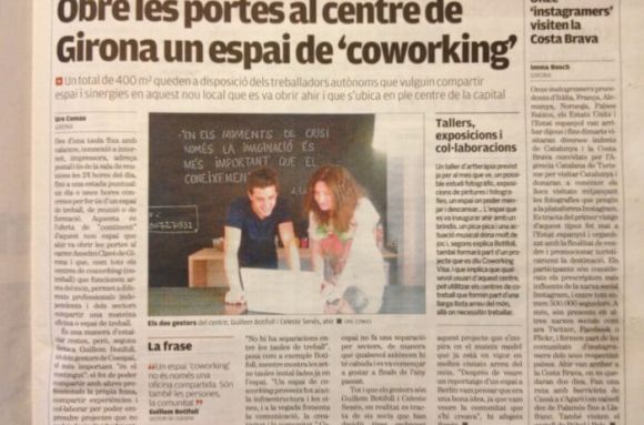 Abre las puertas en el centro de Girona un espacio de &#039;coworking&#039;