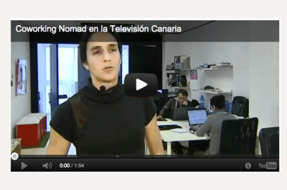 Coworking Nomad. Reportaje en el informativo de la Televisión Pública Canaria. 