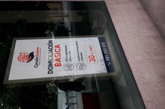 Centro de negocios A Coruña Pantalla LED publicitaria