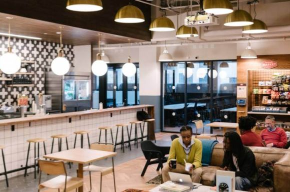 Centro de negocios con coworking Madrid WeWork Eloy Gonzalo