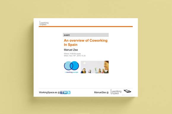 An overview of Coworking in Spain. Nov 2010