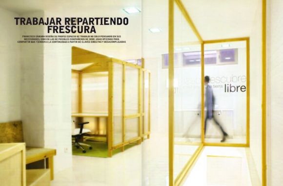 Freeland coworking publicado en la revista Diseño Interior por su magnifico interiorismo