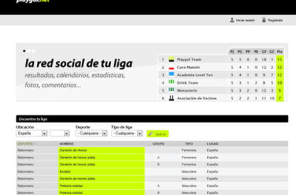 Nace Playgol.net en un coworking