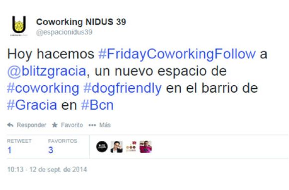 #FridayCoworkingFollow