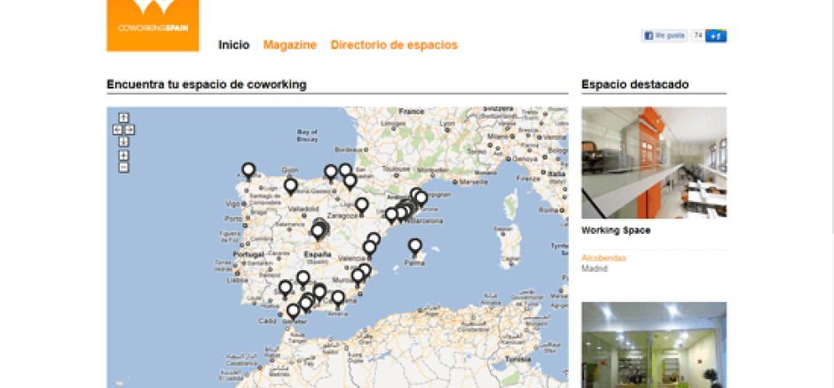 Centros de Coworking en España