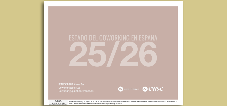 El coworking en España supera por primera vez el millón de m2 y se concentra en 14 grandes operadores