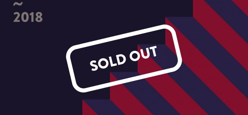 Sold out tickets for the #CwSC 2018!