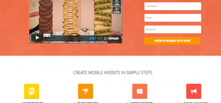 Primera plataforma online mobile first para crear páginas web adaptadas a móviles 