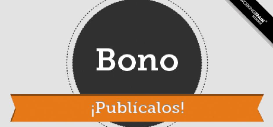 Nuevo en CoworkingSpain: Bonos