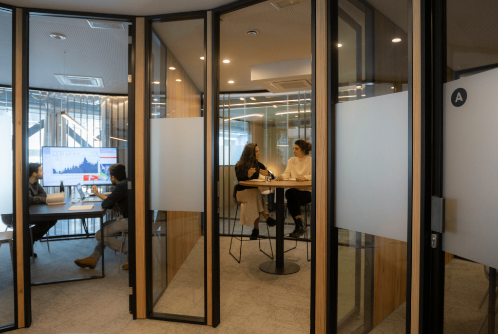 Meeting rooms for 4-6 people